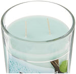 2-Wick Scented Jar Candle, Sea Salt & Vanilla, 19-Ounce, Blue