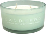 Sand + Fog Scented Candle - White Pumpkin – Additional Scents and Sizes – 100% Cotton Lead-Free Wick - Luxury Air Freshening Jar Candles - Perfect Home Decor – 12oz