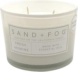 Sand + Fog Scented Candle - White Pumpkin – Additional Scents and Sizes – 100% Cotton Lead-Free Wick - Luxury Air Freshening Jar Candles - Perfect Home Decor – 12oz