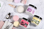 Bath Salts, Spa  8pcs Bath Salts Gift Set with Argan Oil, Bath Bombs, , Epsom Salt for Soaking in Lavender, Rose, Chamomile Scent Spa Gifts Bath