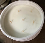 Aspen Winter Forest Scent Christmas 30 oz Decorative Lid 6 Wick Candle
