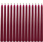 Unscented 12" Taper Candles - Red, Set of 14