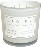 Sand + Fog Scented Candle - White Pumpkin – Additional Scents and Sizes – 100% Cotton Lead-Free Wick - Luxury Air Freshening Jar Candles - Perfect Home Decor – 12oz