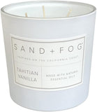 Sand + Fog Scented Candle - White Pumpkin – Additional Scents and Sizes – 100% Cotton Lead-Free Wick - Luxury Air Freshening Jar Candles - Perfect Home Decor – 12oz