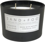 Sand + Fog Scented Candle - White Pumpkin – Additional Scents and Sizes – 100% Cotton Lead-Free Wick - Luxury Air Freshening Jar Candles - Perfect Home Decor – 12oz