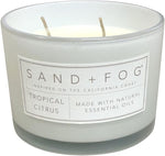 Sand + Fog Scented Candle - White Pumpkin – Additional Scents and Sizes – 100% Cotton Lead-Free Wick - Luxury Air Freshening Jar Candles - Perfect Home Decor – 12oz