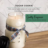 Sugar Cookie Snowman Jar Candle for Christmas Decor and Holiday Gifts - Holiday Candles - Christmas Candles for Home - Scented Candles - 30oz