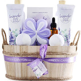 Spa Gift Baskets for Women 11pcs Lavender Bath Gift Set