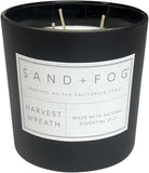 Sand + Fog Scented Candle - White Pumpkin – Additional Scents and Sizes – 100% Cotton Lead-Free Wick - Luxury Air Freshening Jar Candles - Perfect Home Decor – 12oz