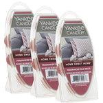 Yankee Candle Home Sweet Home Wax Melts, 3 Packs of 6 (18 Total)