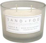 Sand + Fog Scented Candle - White Pumpkin – Additional Scents and Sizes – 100% Cotton Lead-Free Wick - Luxury Air Freshening Jar Candles - Perfect Home Decor – 12oz