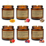 6 Pack Candles for Home Scented Aromatherapy Candle Gift Set