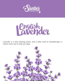Pure English Lavender Premium Tealight Candles - Highly Scented with Essential & Natural Oils - 6 Purple Tea Lights -