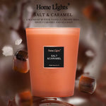 HomeLights Scented Candles | Large Jar Candle - 33.3 Oz. Natural Soy Aromatherapy Candles | Up to 70 Hours Burn Time with 3 Cotton Wicks, Home Decorative Fragrance Candles Gift - Sandalwood Jasmine