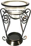 YTYKINOY Bronze Vintage Metal Tea Light Tealight Candle Holder Wax Warmer Aromatherapy Essential Oil Burner (Style 1)