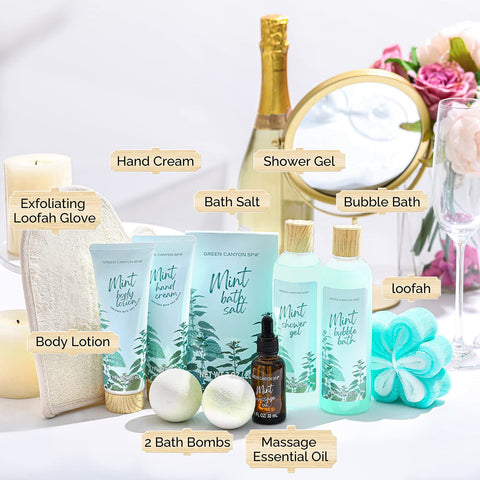 Amazon.com: Peacoeye Spa Gifts for Women Mothers Day Gifts Bath Gift Baskets  Relaxing Spa Self Care Gift for Mom Her Sis Wife Home Bath and Body Works  Care Package Thank You Gift