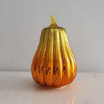 Life has light,Halloween Glass Pumpkins, Mercury Glass Light JPumpkins with Timer, Suitable for Halloween Pumpkin Decoration Fall and Thanksgiving Decorations, Party Decorations, Gradient Color