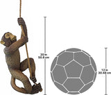 Design Toscano Makokou the Climbing Monkey Sculpture