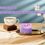 Luxury Lavender Soy Candle | Large 3 Wick Jar Candle | Up to 50 Hours
