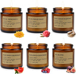 6 Pack Candles for Home Scented Aromatherapy Candle Gift Set