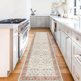 HY HAO YUN LAI Non Slip Runners for Hallways,Washable Long Ultra Soft Kitchen Non Shedding Accent Farmhouse Rugs (Grey, 2 X 7)