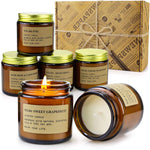 6 Pack Candles for Home Scented Aromatherapy Candle Gift Set