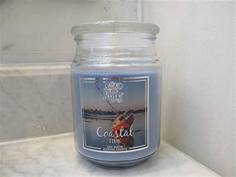Home Accents Candle Jar Coastal Tide Soy Blend Scented Candle 18 oz