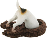 Highland Terrier Digging Dog Statue Garden