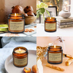 6 Pack Candles for Home Scented Aromatherapy Candle Gift Set