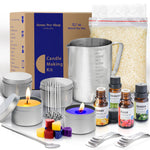 Candle Making Kit  - Easy Use Homemade Candle Kit - DIY for Beginners