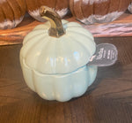 Martha Stewart Green Pumpkin Candle  20 oz 3 Wick White Pumpkin Scent