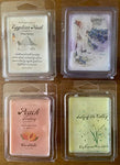 Wax Melts - Set of 4 Peach, Egyptian Musk, Lavender, Lily of The Valley