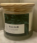 Candle 3 Wick Balsam Soy Blend 26 oz 737 Grams Scent Balsam Christmas 3 Wick