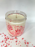 Peppermint Candle, Soy Candle, Holiday Candle, 15 Ounce Candle,