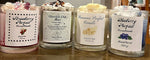 Candle Handmade and Poured Coconut Wax Organic Blueberry Parfait Dessert Candle