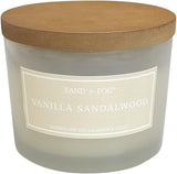 Sand + Fog Scented Candle - White Pumpkin – Additional Scents and Sizes – 100% Cotton Lead-Free Wick - Luxury Air Freshening Jar Candles - Perfect Home Decor – 12oz