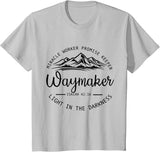 Vintage Waymaker Promise Keeper Miracle Worker Christian T-Shirt