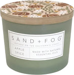 Sand + Fog Scented Candle - White Pumpkin – Additional Scents and Sizes – 100% Cotton Lead-Free Wick - Luxury Air Freshening Jar Candles - Perfect Home Decor – 12oz