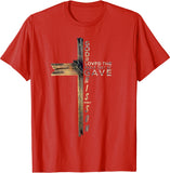 John 3:16 Christian Cross Bible T-Shirt