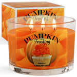 Pumpkin Spice Scented Candle  3-Wick Large Jar Candle | 12 Oz