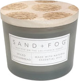 Sand + Fog Scented Candle - White Pumpkin – Additional Scents and Sizes – 100% Cotton Lead-Free Wick - Luxury Air Freshening Jar Candles - Perfect Home Decor – 12oz