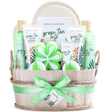 Summer Spa Gift Baskets for Women 11pcs Mint Scent Bath Spa Gifts Set