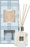 Reed Diffuser Set, White Lavender & Linen by HomeWorx by Slatkin & Co - Scented Oil Reed Stick Diffuser (White Lavender, Dried Linen, Cotton Flower & Lemon Water) - Long-Lasting Scent Fragrance Oil