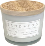 Sand + Fog Scented Candle - White Pumpkin – Additional Scents and Sizes – 100% Cotton Lead-Free Wick - Luxury Air Freshening Jar Candles - Perfect Home Decor – 12oz