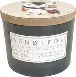 Sand + Fog Scented Candle - White Pumpkin – Additional Scents and Sizes – 100% Cotton Lead-Free Wick - Luxury Air Freshening Jar Candles - Perfect Home Decor – 12oz