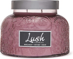 20oz Large Scented Candle Jar with Lid- Lush - 95 Hours