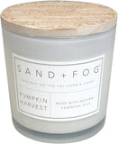 Sand + Fog Scented Candle - White Pumpkin – Additional Scents and Sizes – 100% Cotton Lead-Free Wick - Luxury Air Freshening Jar Candles - Perfect Home Decor – 12oz